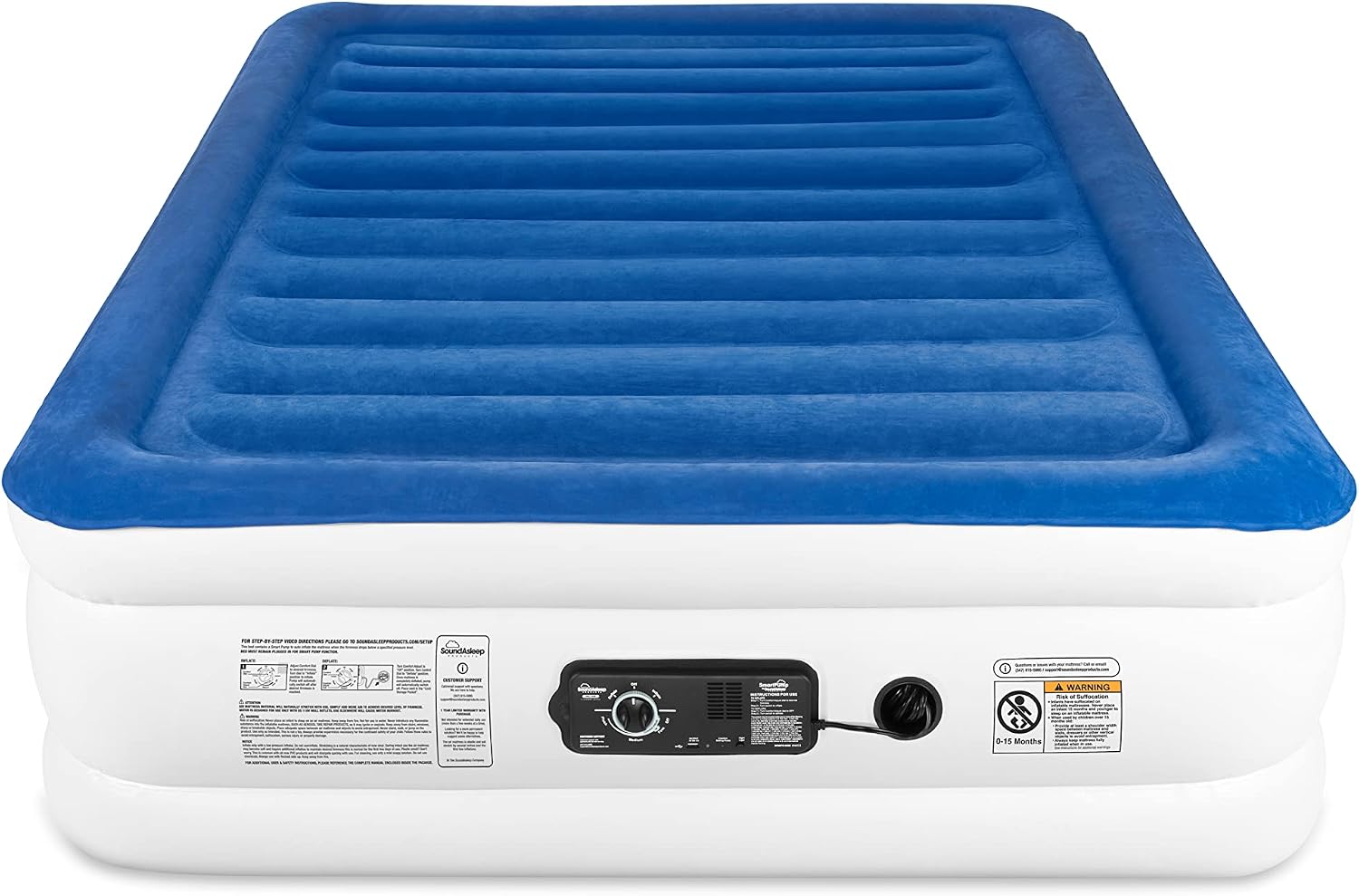 SoundAsleep CloudNine Series Air Mattress with Dual Smart Pump Technology