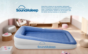 SoundAsleep Dream Series Air Mattress with ComfortCoil Technology & Internal High Capacity Pump