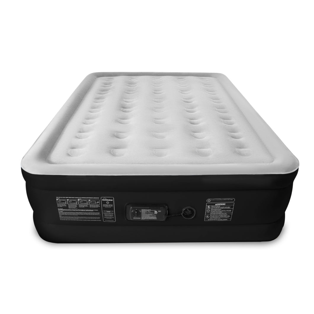 SoundAsleep Dream Series Air Mattress with ComfortCoil Technology & Internal High Capacity Pump, Queen