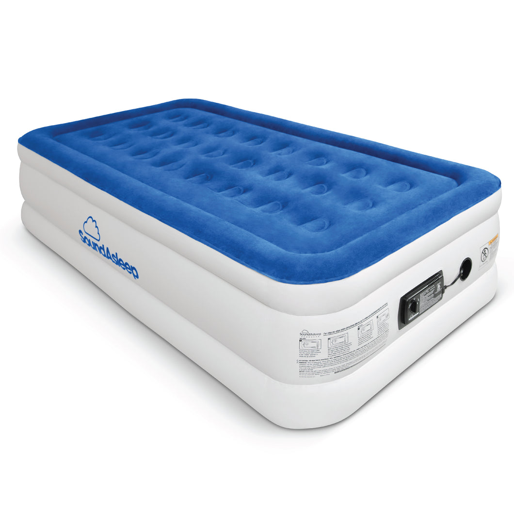 SoundAsleep Dream Series Air Mattress with ComfortCoil Technology & Internal High Capacity Pump