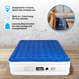 SoundAsleep Dream Series Air Mattress with ComfortCoil Technology & Internal High Capacity Pump