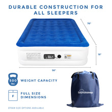 SoundAsleep Dream Series Air Mattress with ComfortCoil Technology & Internal High Capacity Pump