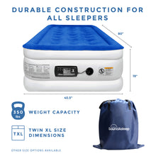 SoundAsleep Dream Series Air Mattress with ComfortCoil Technology & Internal High Capacity Pump